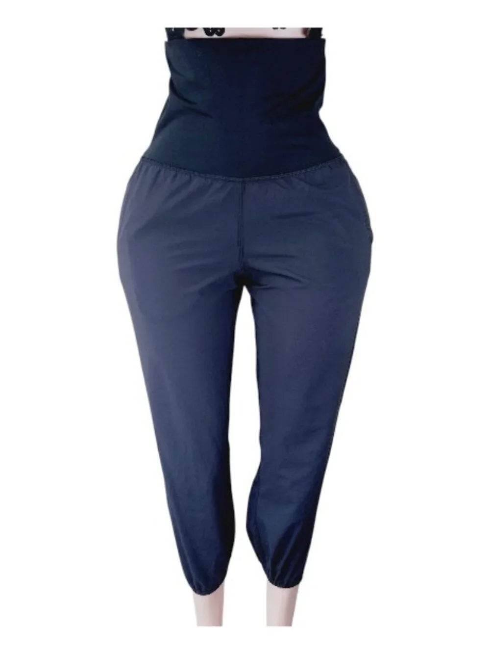 Lululemon Women's Black Super High-Waisted Tapered Casual Jogger Pants Size 6